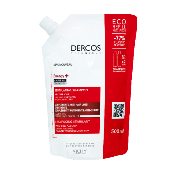 Vichy Dercos - Eco Ricarica Shampoo Energizzante 500ml